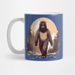 Dope Sasquatch in Nature Mug